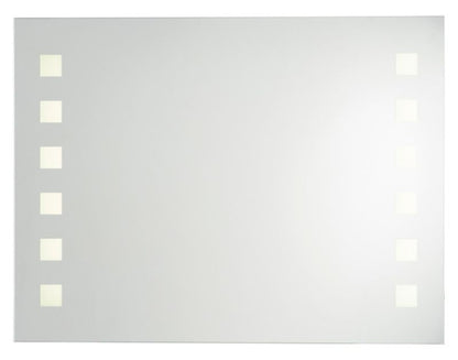 Rektangulært spejl Cooke&Lewis Rozel 60 x 80 cm med LED-belysning
