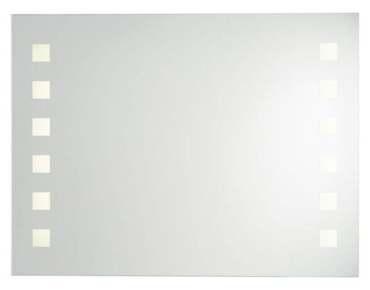 Rektangulært spejl Cooke&Lewis Rozel 60 x 80 cm med LED-belysning