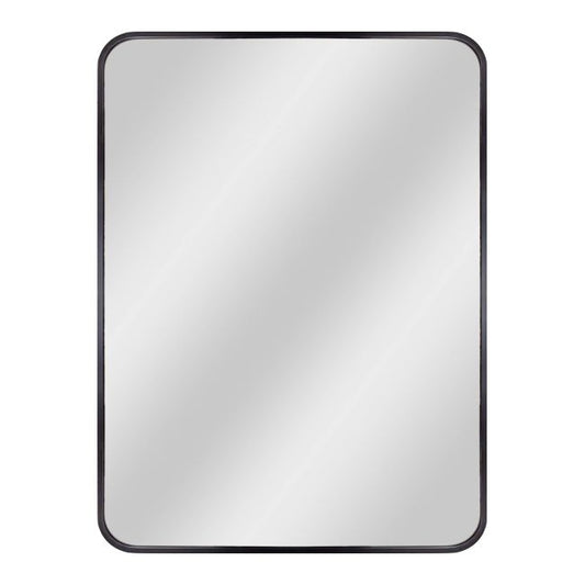 Rektangulært spejl Dubiel Vitrum Nico 50 x 70 cm med mat-sort aluminiumsramme
