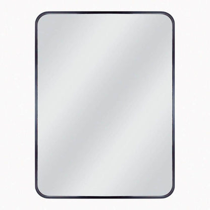Rektangulært spejl Dubiel Vitrum Nico 60 x 80 cm med sort aluminiumsramme