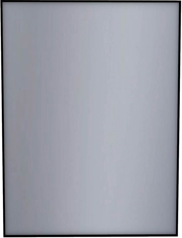 Rektangulært Spejl Stark 60 x 80 cm Sort Aluminiumsramme