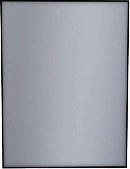 Rektangulært Spejl Stark 60 x 80 cm Sort Aluminiumsramme