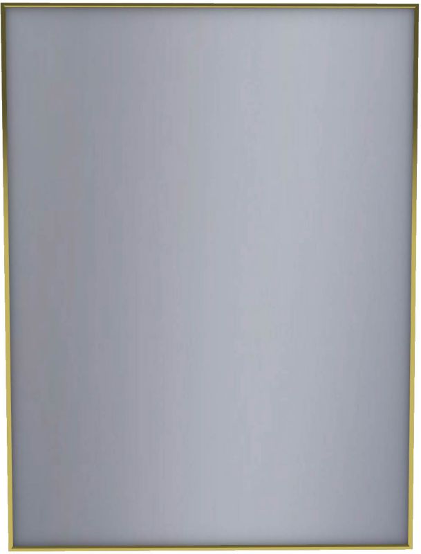 Rektangulært spejl Dubiel Vitrum Stark 60 x 80 cm med guldramme