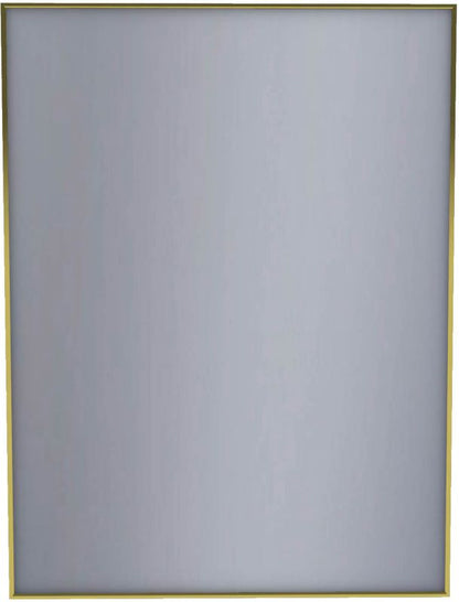 Rektangulært spejl Dubiel Vitrum Stark 60 x 80 cm med guldramme