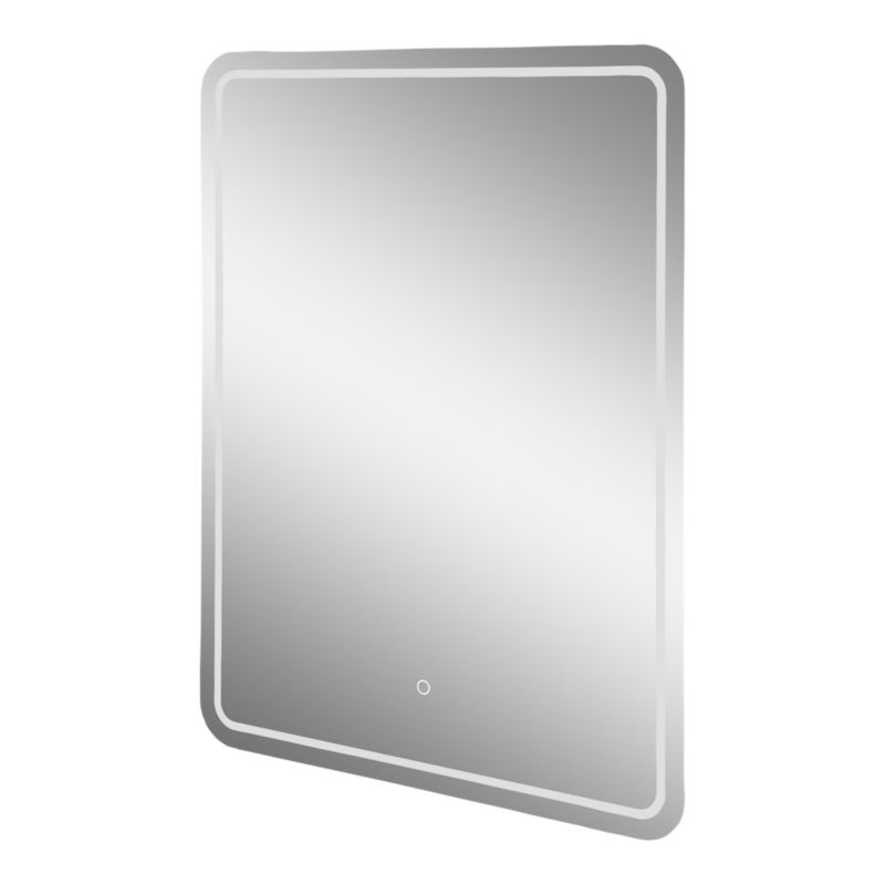 LED Spejl Rektangulært med Dæmper 80x60 cm Glas | 5063022029461