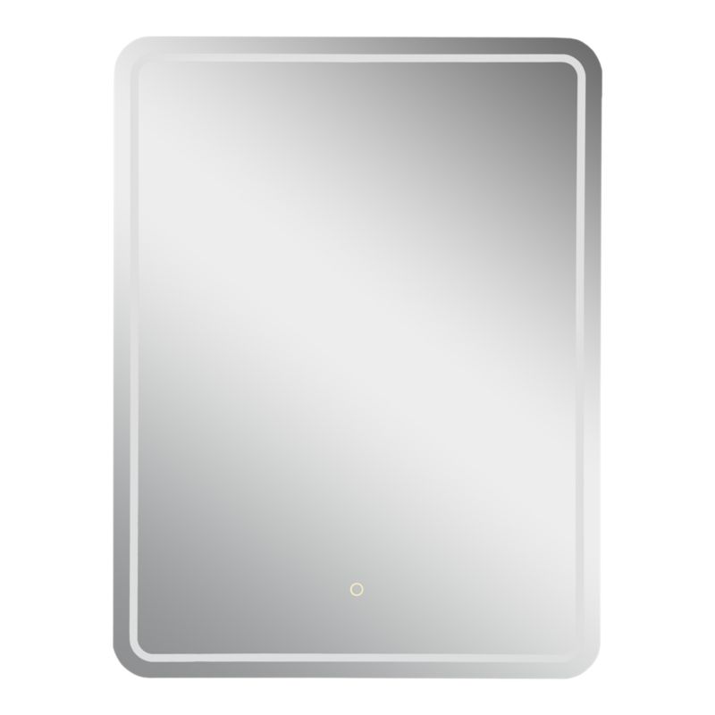 LED Spejl Rektangulært med Dæmper 80x60 cm Glas | 5063022029461