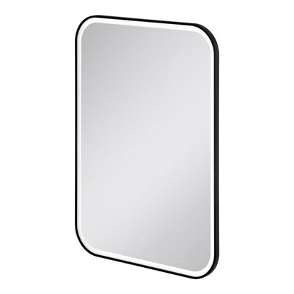 Lustro Prostokątne Carder 100 x 70 cm Czarne LED