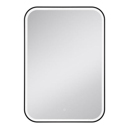 Lustro Prostokątne Carder 100 x 70 cm Czarne LED