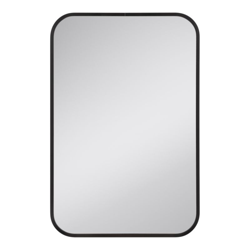 Rektangulært spejl Tisa Slim 40x60 cm Sort | 5063022703941