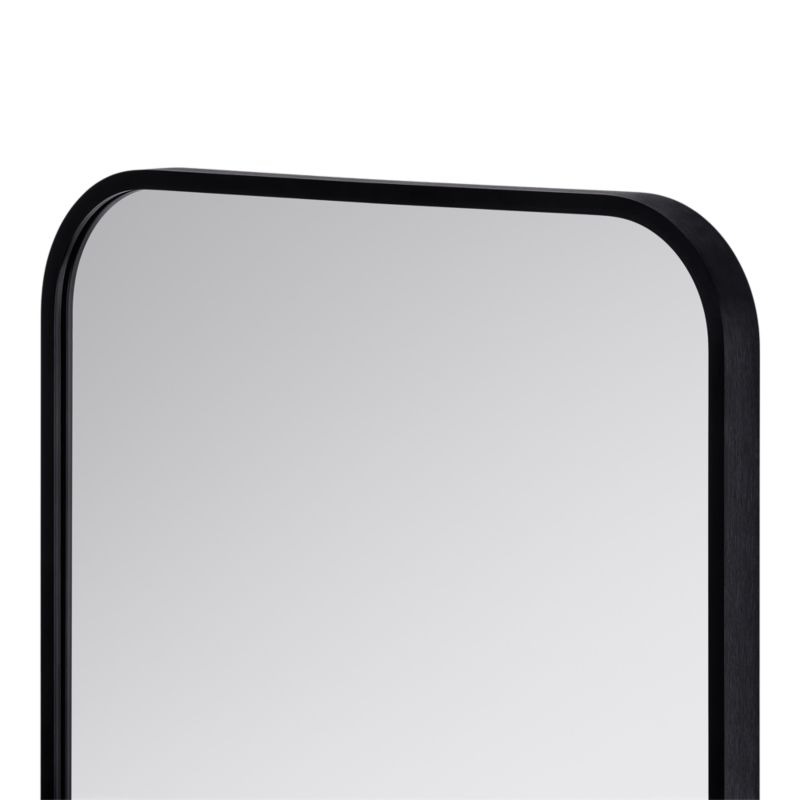 Rektangulært spejl Tisa Slim 40x60 cm Sort | 5063022703941
