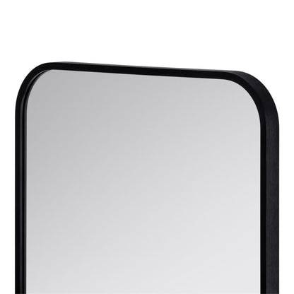 Rektangulært spejl Tisa Slim 40x60 cm Sort | 5063022703941