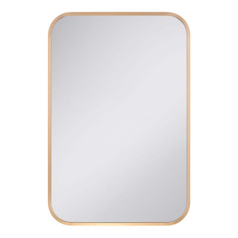 Lustro Prostokątne Tisa Slim 40 x 60 cm Guld