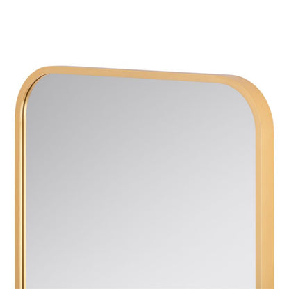 Lustro Prostokątne Tisa Slim 40 x 60 cm Guld