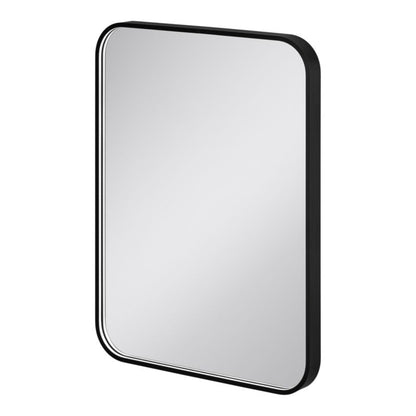 LED-spejl Rektangulært 60 x 80 cm Sort med Dæmper