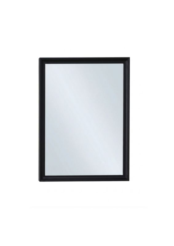 Rektangulært Spejl Premium 50x70 cm Sort