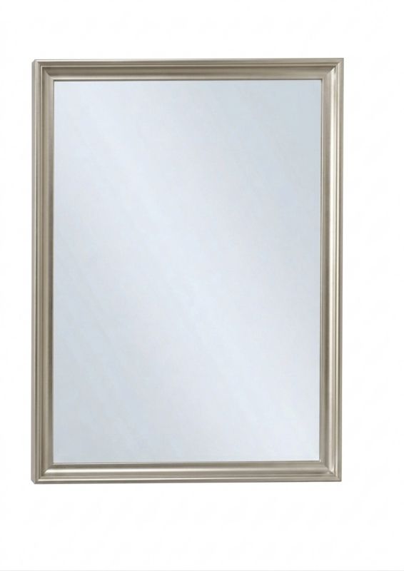 Rektangulært Spejl Premium 50 x 70 cm Sølvramme