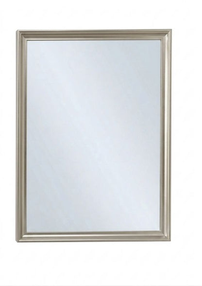 Rektangulært Spejl Premium 50 x 70 cm Sølvramme