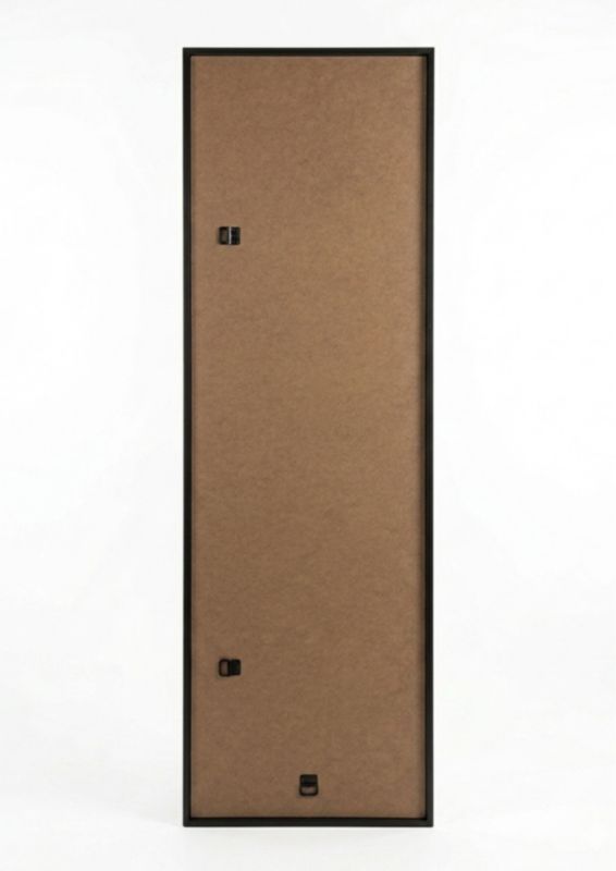 Rektangulært Spejl 45x150 cm Sort Ramme
