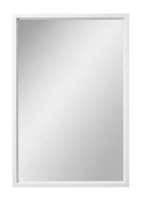 Rektangulært Spejl Vero 50x70 cm Hvid