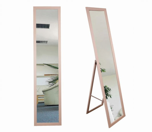 Stående spejl til garderobe BD art 155 x 35,8 cm i rosa Flamingo, 1 stk.