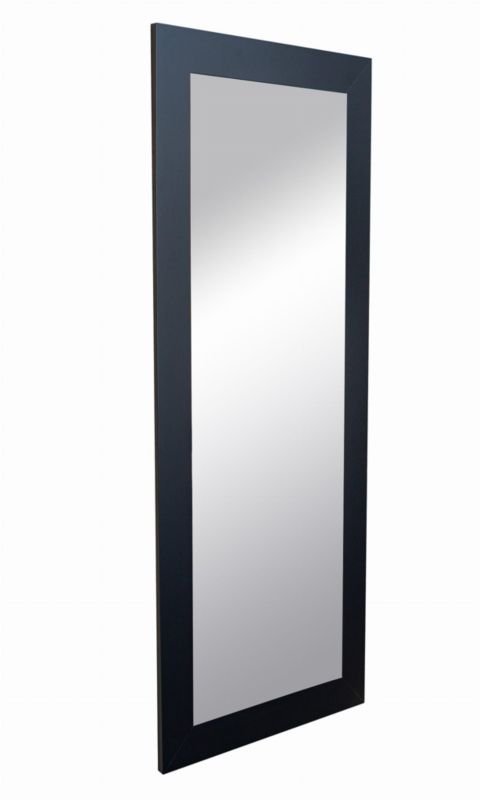 BD art hængespejl i dekorativ sort ramme 120x50 cm til stue og soveværelse, 1 stk.