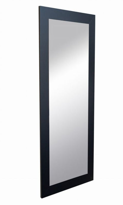 BD art hængespejl i dekorativ sort ramme 120x50 cm til stue og soveværelse, 1 stk.