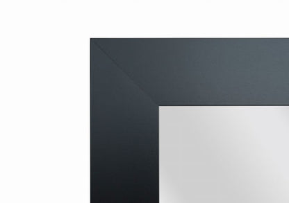 BD art hængespejl i dekorativ sort ramme 120x50 cm til stue og soveværelse, 1 stk.