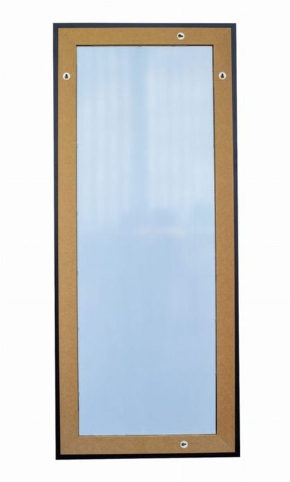 BD art hængespejl i dekorativ sort ramme 120x50 cm til stue og soveværelse, 1 stk.