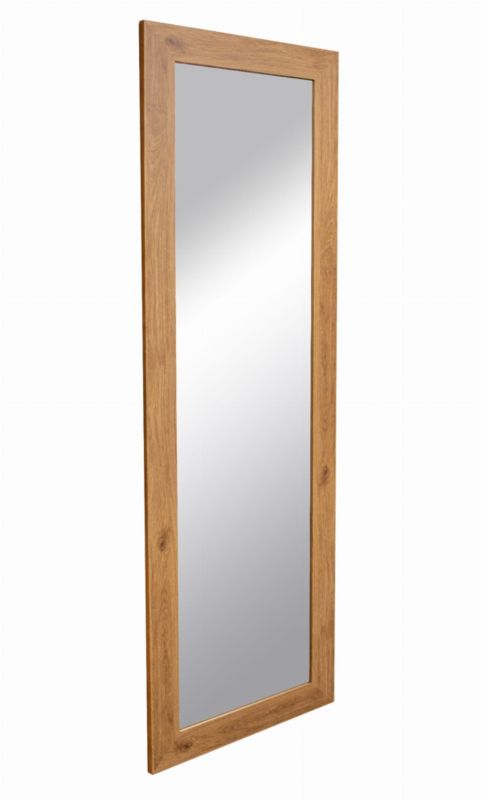 Hængende spejl BD art i dekorativ ramme 150x50 cm i egetræ til stue, værelse og soveværelse, 1 stk.