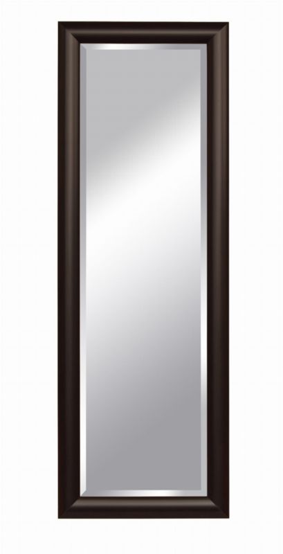 Rektangulært væghængt spejl BD art 140 x 50 cm til stue og entré i wenge, 1 stk.