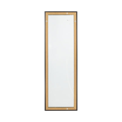 Rektangulært væghængt spejl BD art 140 x 50 cm til stue og entré i wenge, 1 stk.