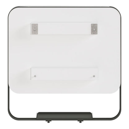 Spejl med hylde Rektangulært 60,5 x 47,5 cm Sort Aluminium