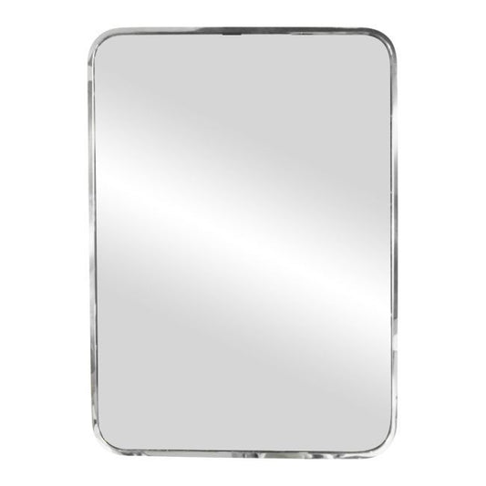 Sepio rundet spejl 50 x 70 cm inox højglans