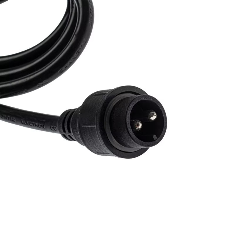 Lyskæde 15x E27 15 m Sort IP44 | 5902693776932