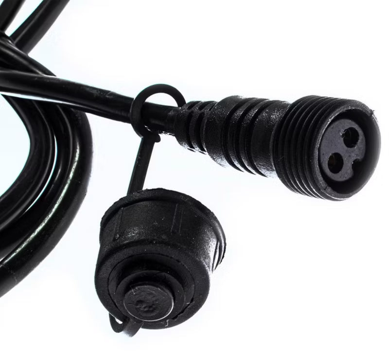 Lyskæde 15x E27 15 m Sort IP44 | 5902693776932