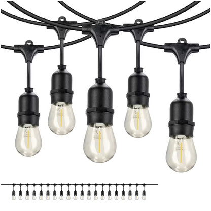 Lyskæde Baja LED 10 m 20x1W E27 Sort
