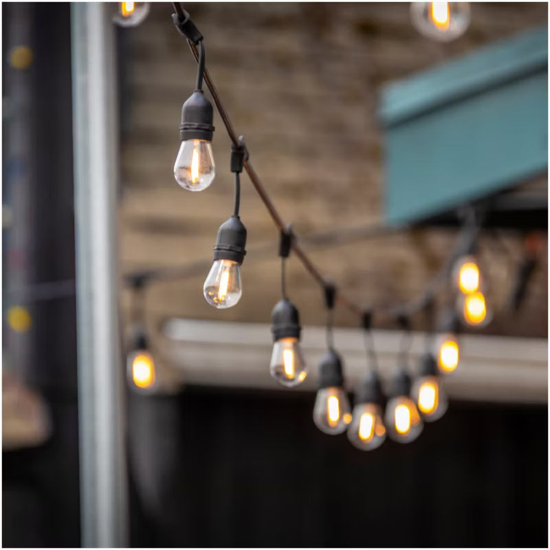 Lyskæde Baja LED 10 m 20x1W E27 Sort