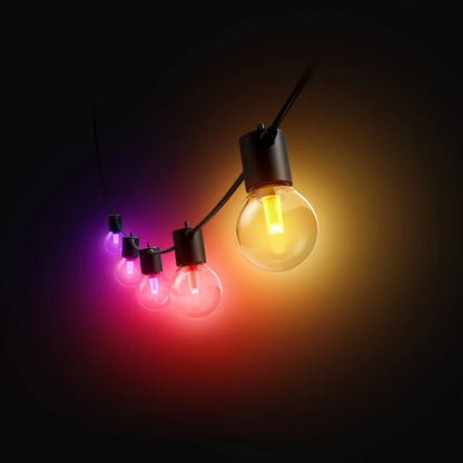 Lyskæde Festavia 14 m 20 LED RGB IP65