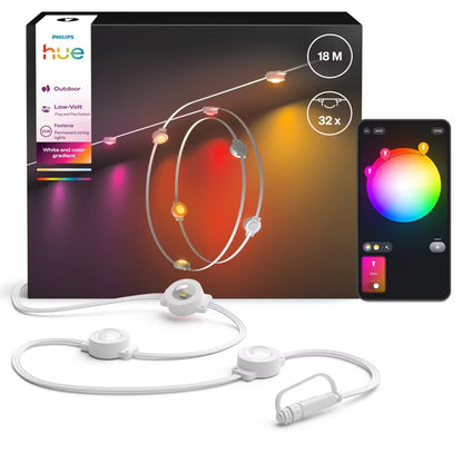 Lyskæde Festavia 18 m 32 LED RGB IP65