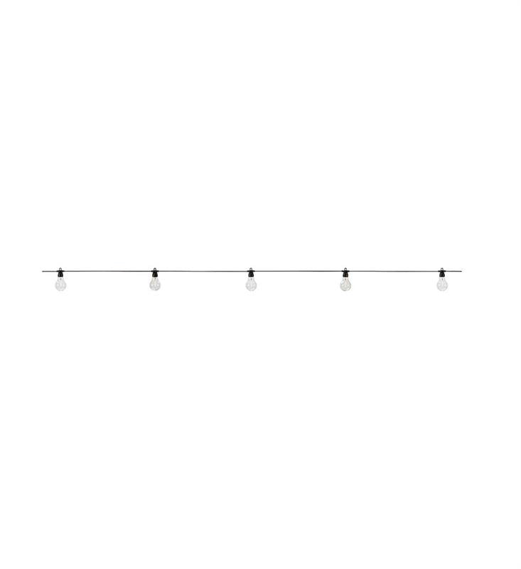 Lyskæde LED 3,6W UNITE 12 500 cm IP44 Sort