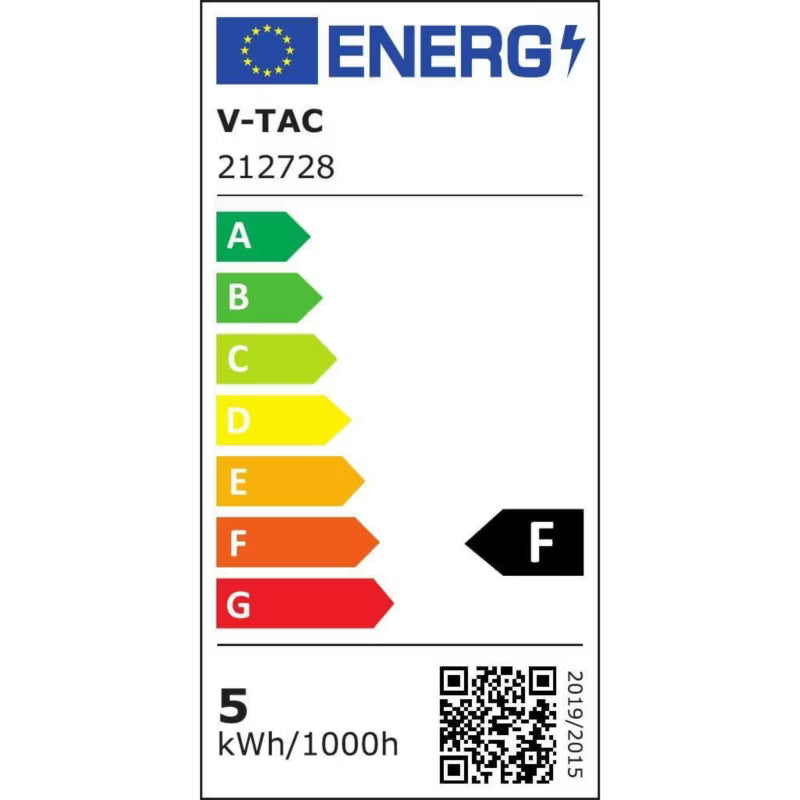 Lyskæde LED 5 m 10 Pærer IP44 Sort