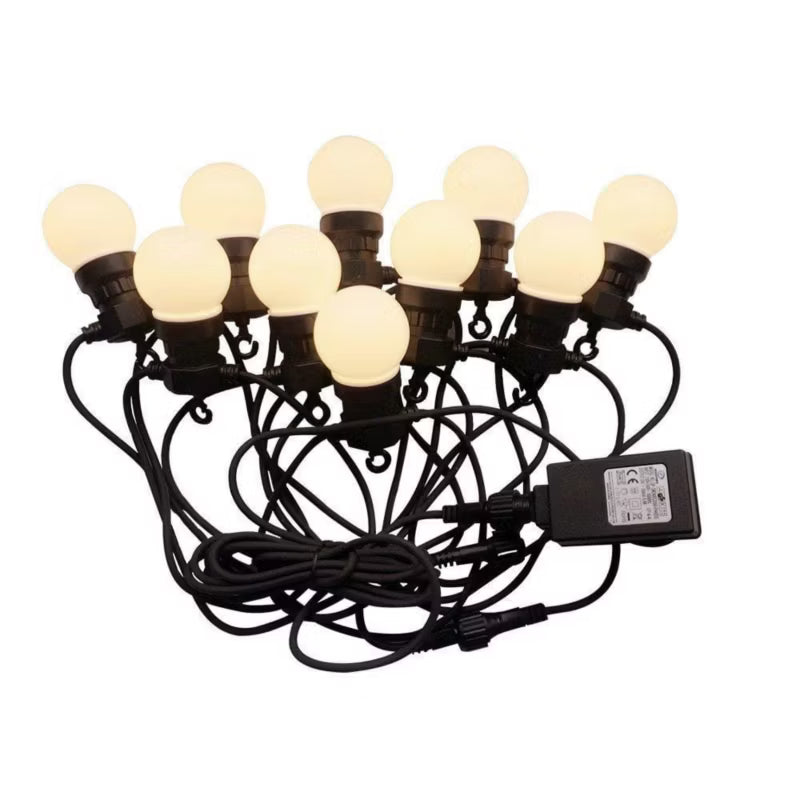 Lyskæde LED 5 m Sort IP44