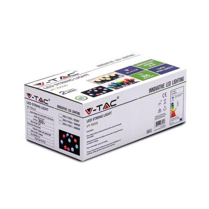Lyskæde LED 5 m Sort IP44