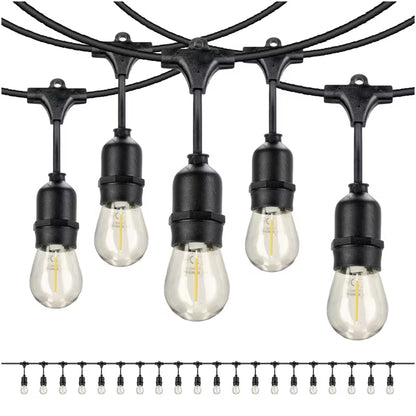 Lyskæde LED Baja 20 m 20x1W E27 Sort