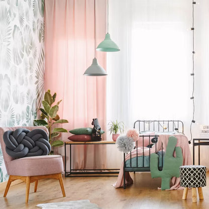 Lyskæde Mimosa 20 m 20xE27 Sort