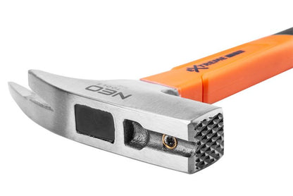 NEO TOOLS tømrerhammer 600 g i orange, 1 stk.