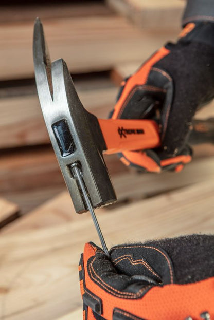 NEO TOOLS tømrerhammer 600 g i orange, 1 stk.
