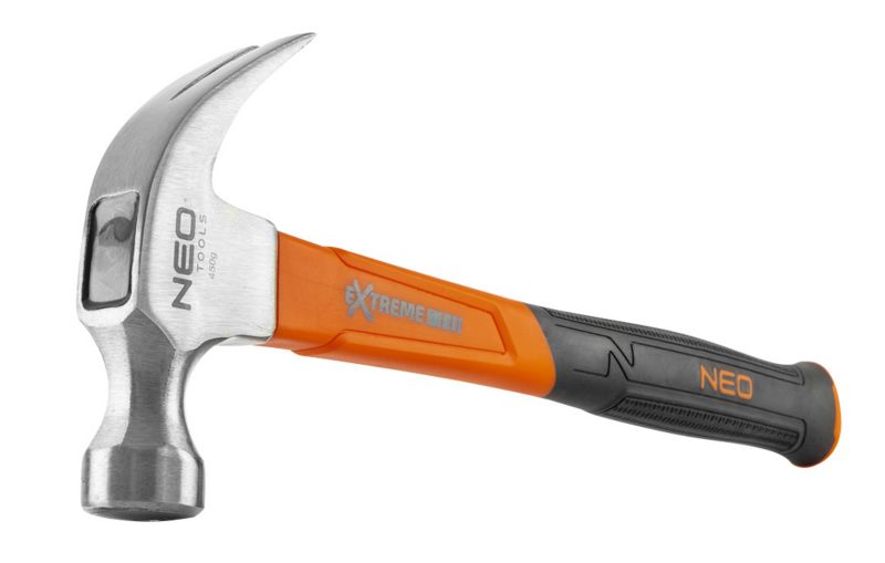 NEO TOOLS snedkerhammer 450 g i orange, 1 stk.
