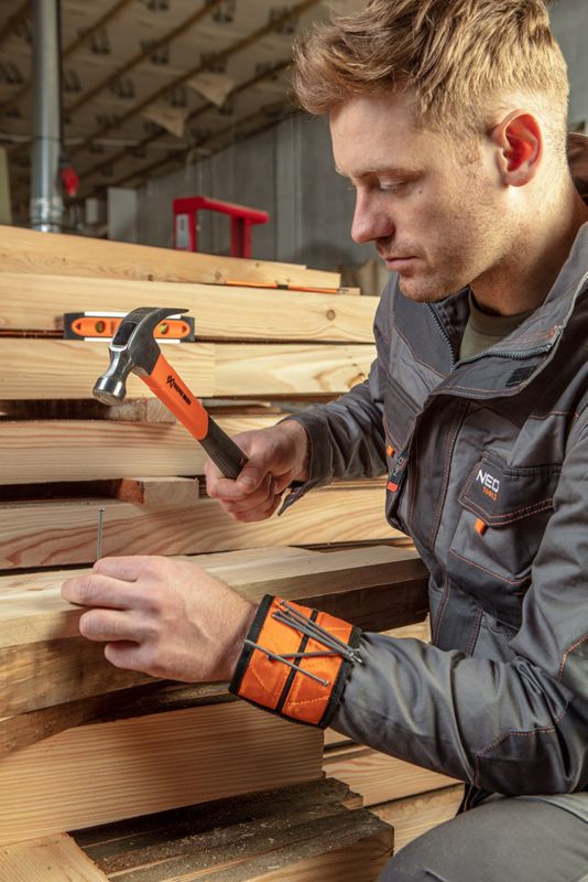 NEO TOOLS snedkerhammer 450 g i orange, 1 stk.