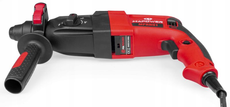 MAPOWER slagboremaskine 1050W SDS Plus 3,2J komplet sæt